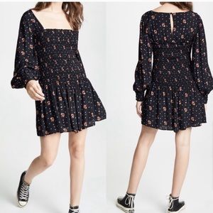 Free People Two Face Black Dress Size Large